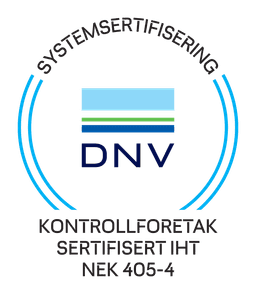 Foretakssertifisert logo fra DNV